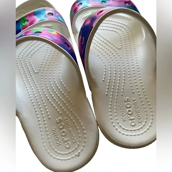 Crocs • Solarized Tie Dye Sandals - Picture 2 of 9